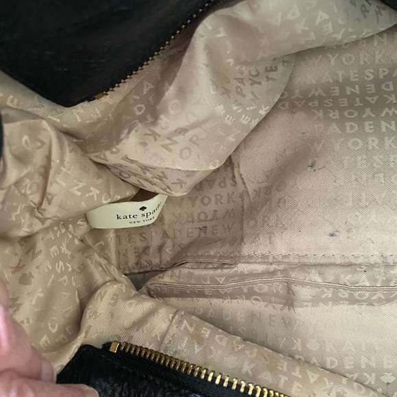 Kate Spade Stevie Berkshire Road Black Leather satchel - Picture 6 of 16